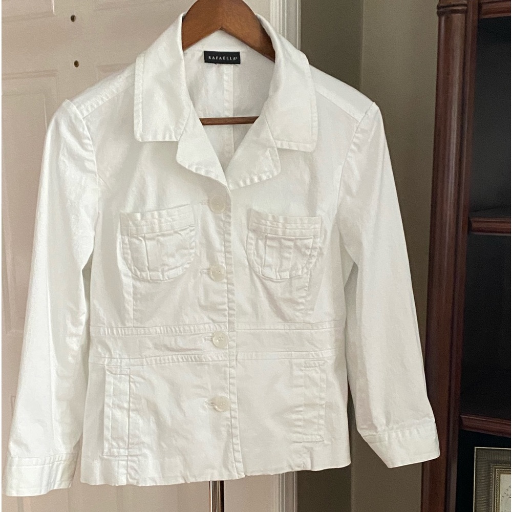 Women’s White Rafaella Jacket - Size 6